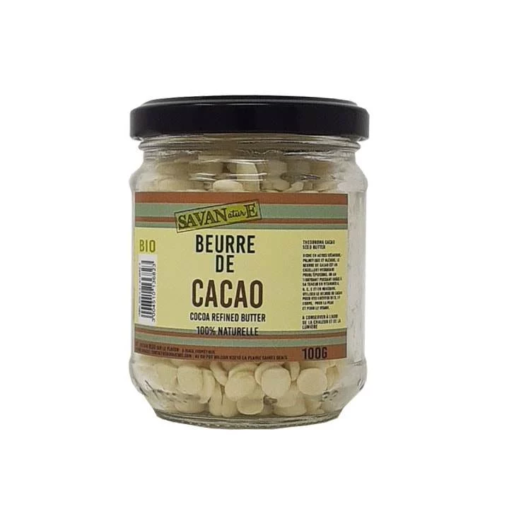 BEURRE DE CACAO BRUT, Beurre végétal BIO